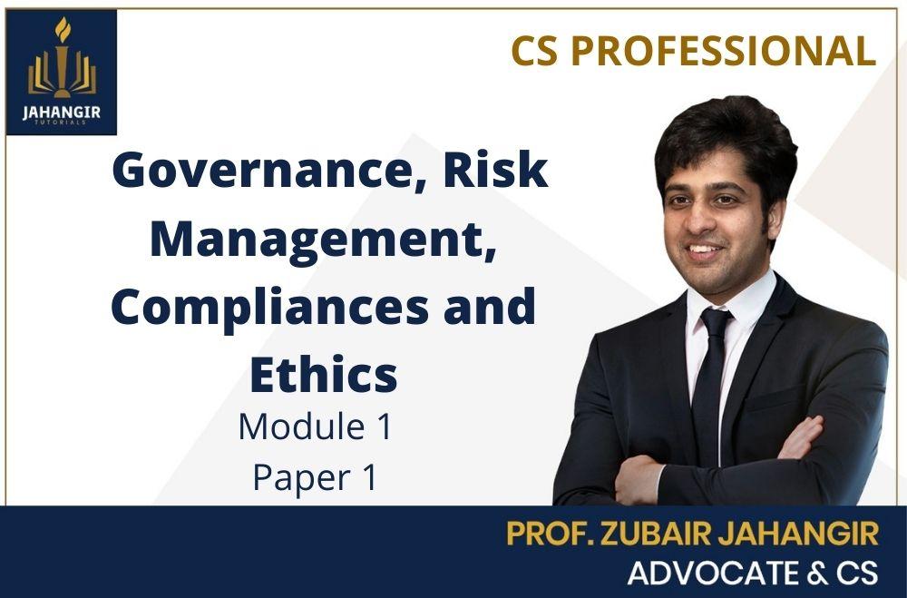 CS PROFESSIONAL - GOVERNANCE, RISK MANAGEMENT, COMPLIANCES & ETHICS Banner